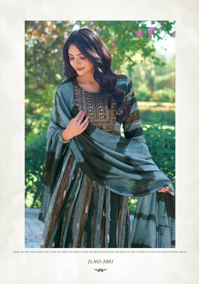 Shanaya Vol 3 By Mystic 9 Rayon Aliya Cut Kurti With Bottom Dupatta Wholesale Online